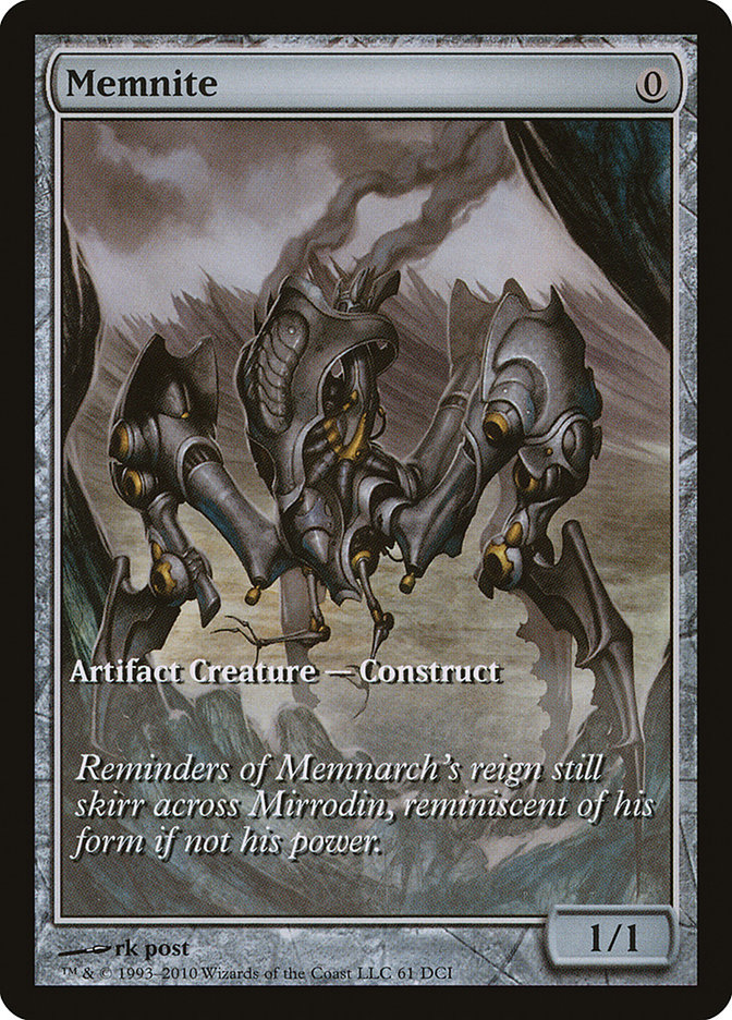 Memnite - MTG Card versions