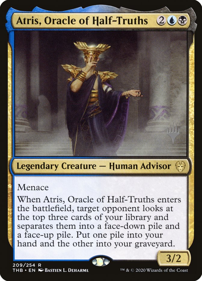 Atris, Oracle of Half-Truths - Theros Beyond Death Promos (PTHB)