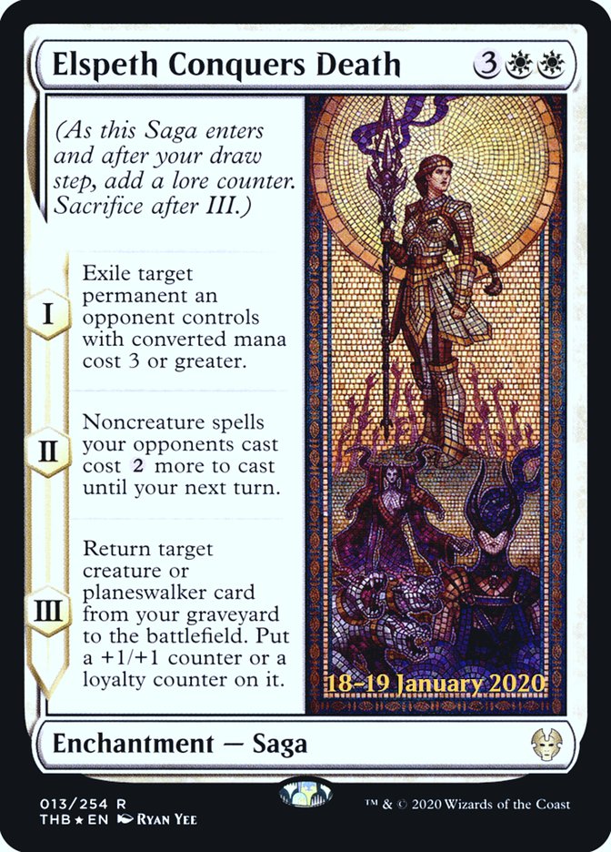 Elspeth Conquers Death - Theros Beyond Death Promos (PTHB)