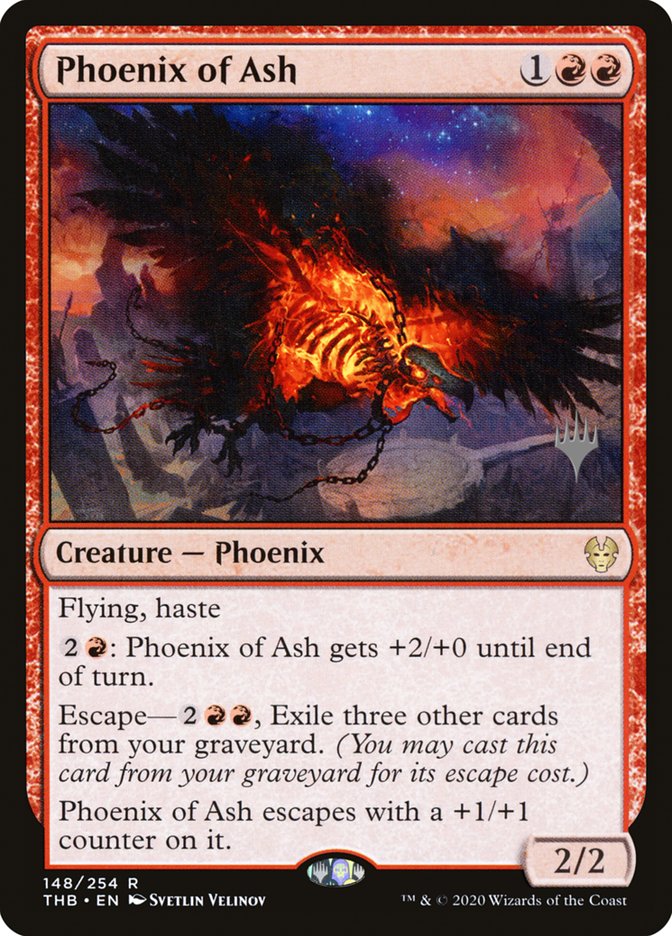 Phoenix of Ash - Theros Beyond Death Promos (PTHB)