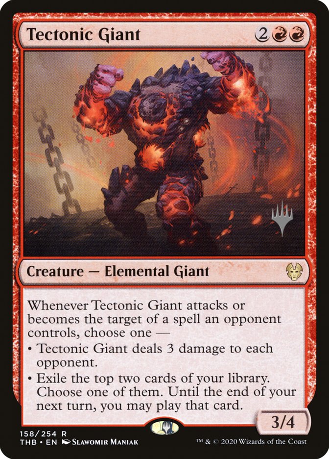 Tectonic Giant - Theros Beyond Death Promos (PTHB)