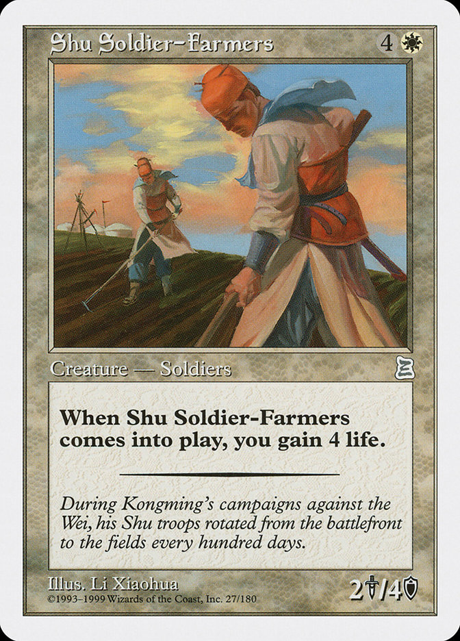 Shu Soldier-Farmers - Portal Three Kingdoms (PTK)