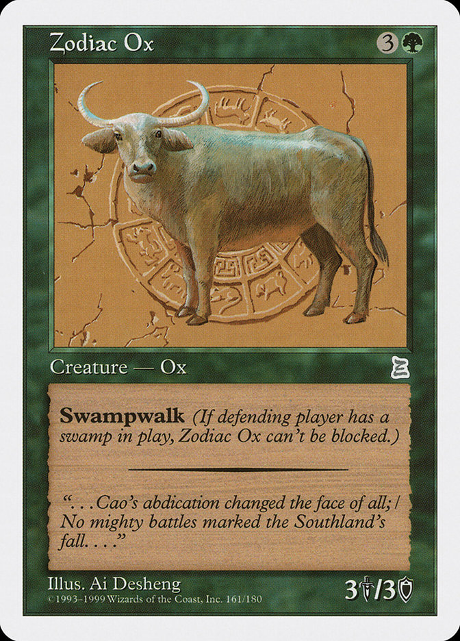 Zodiac Ox - Portal Three Kingdoms (PTK)
