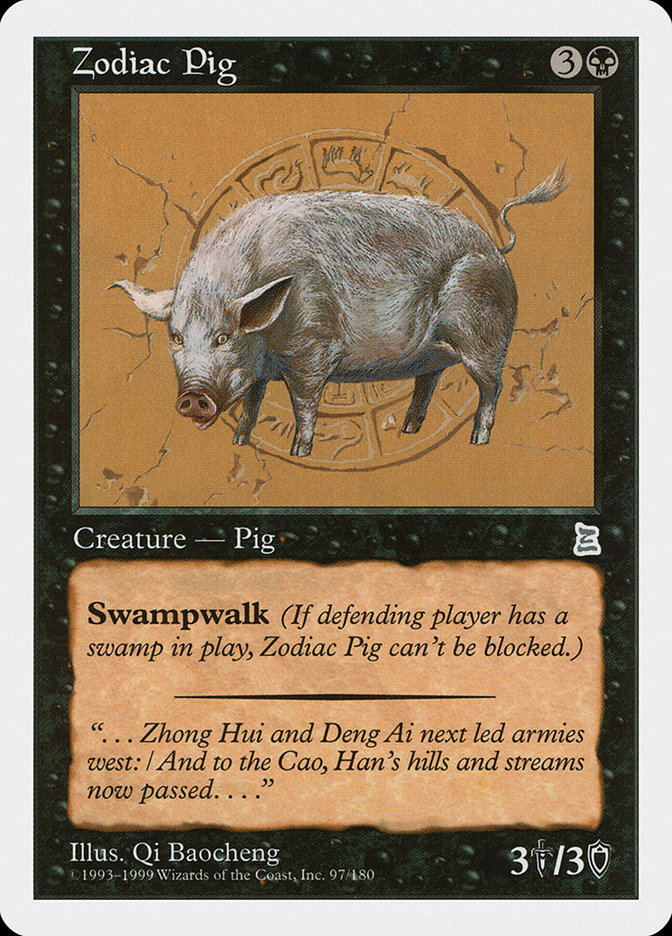 Zodiac Pig - Portal Three Kingdoms (PTK)