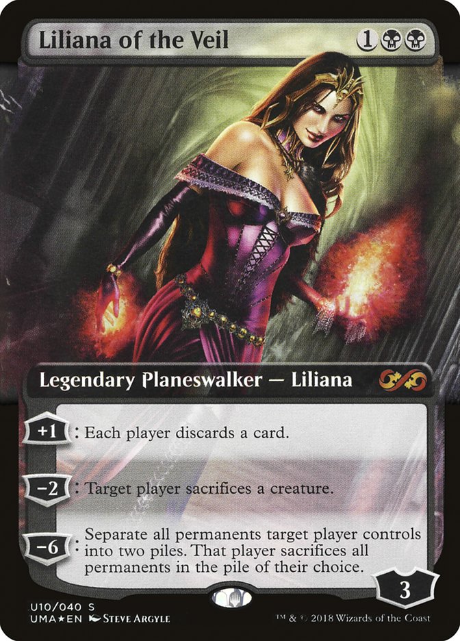 Liliana of the Veil - MTG Card versions