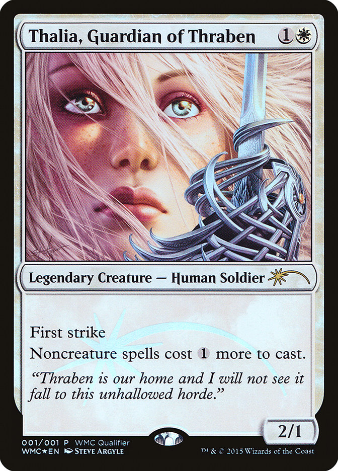 Thalia, Guardian of Thraben - MTG Card versions