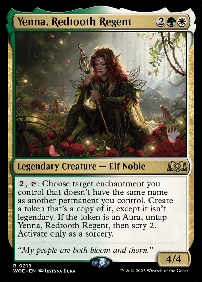 Yenna, Redtooth Regent - Wilds of Eldraine Promos (PWOE)