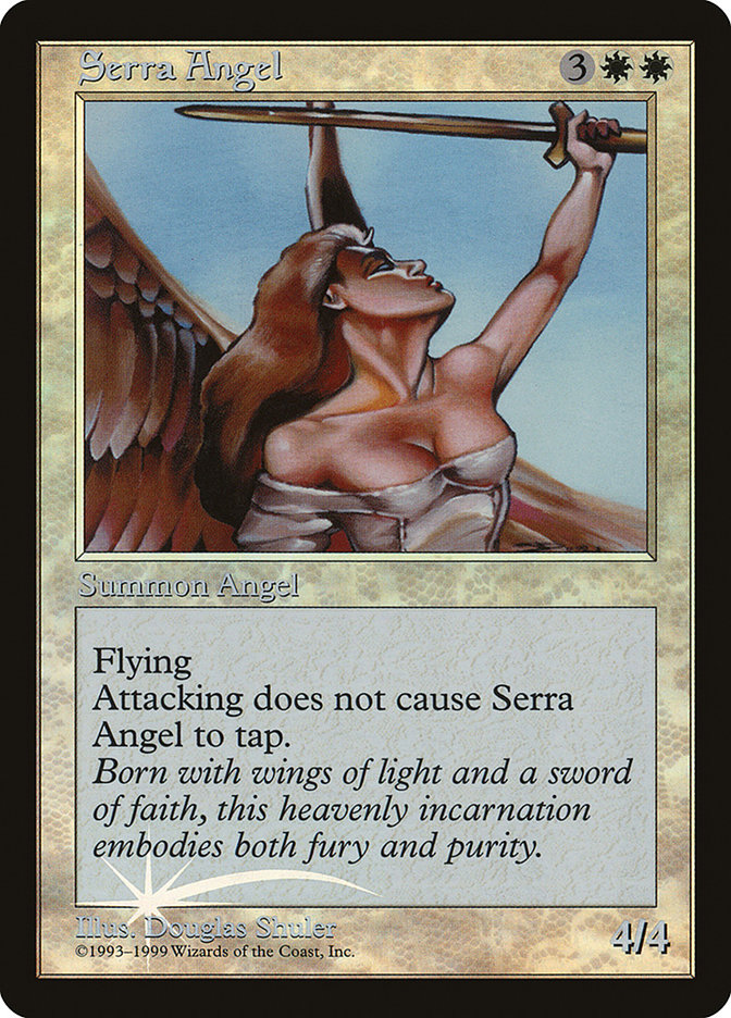 Serra Angel - MTG Card versions