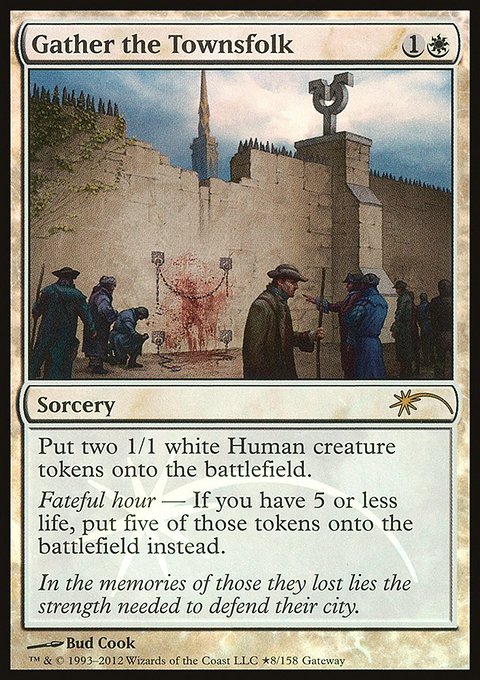 Gather the Townsfolk - MTG Card versions