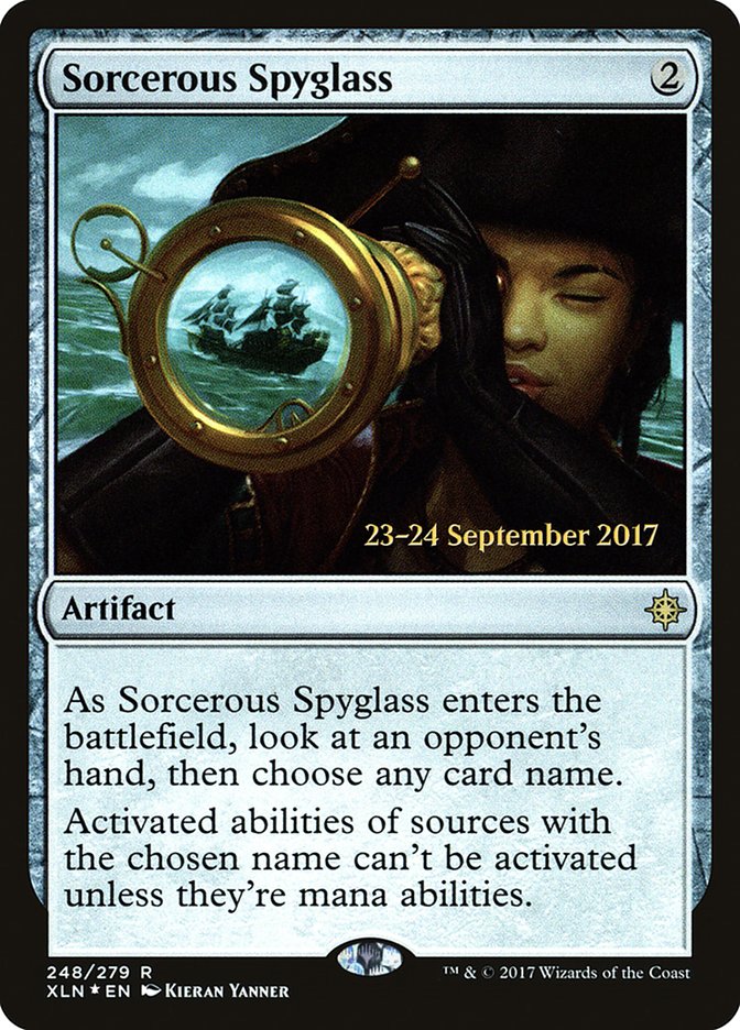 Sorcerous Spyglass - Ixalan Promos (PXLN)