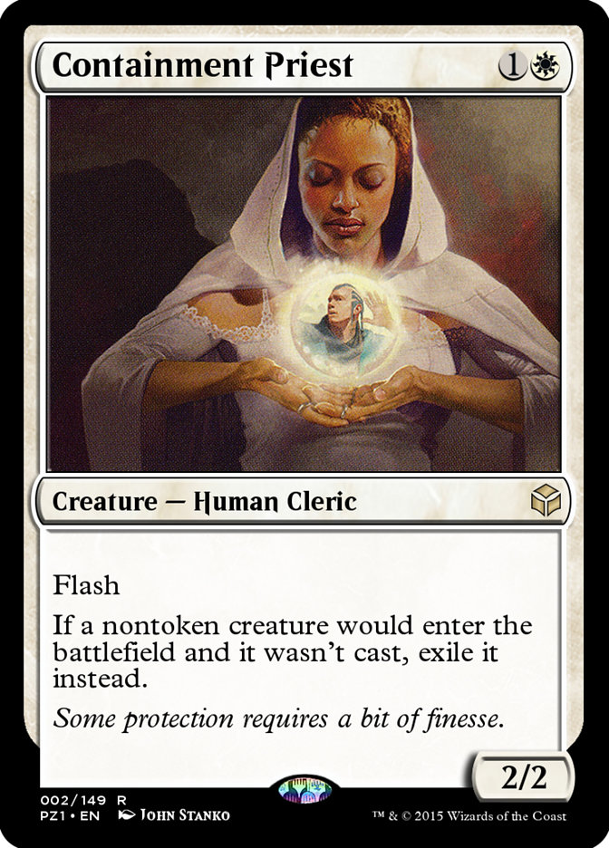 Containment Priest - MTG Card versions