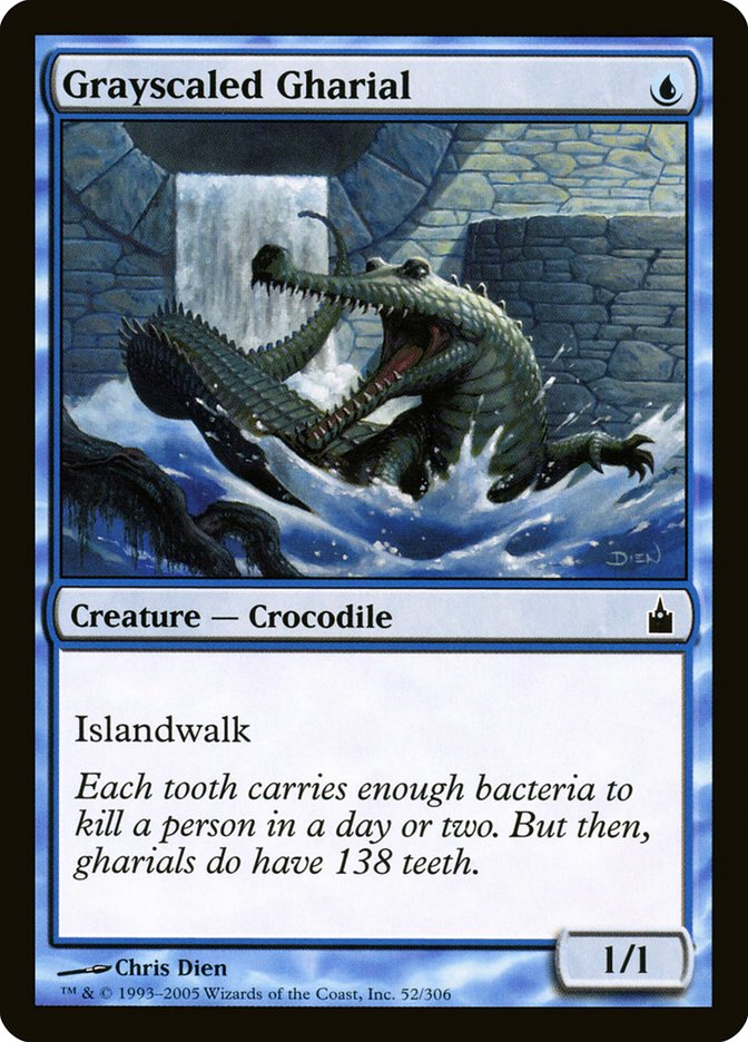 Grayscaled Gharial - Ravnica: City of Guilds