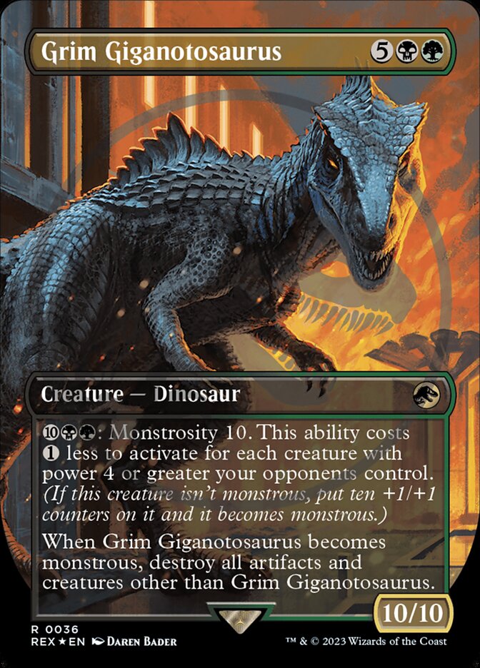 Grim Giganotosaurus - Jurassic World Collection (REX)