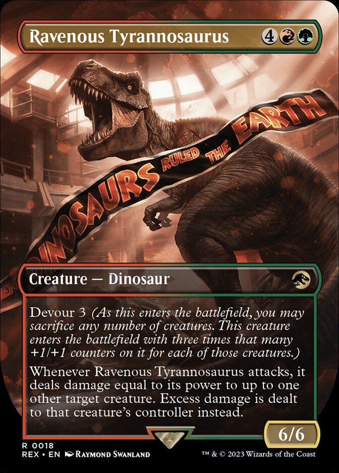 Ravenous Tyrannosaurus - Jurassic World Collection (REX)