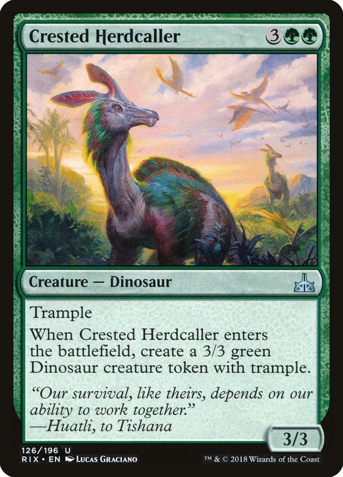 Crested Herdcaller - Rivals of Ixalan (RIX)