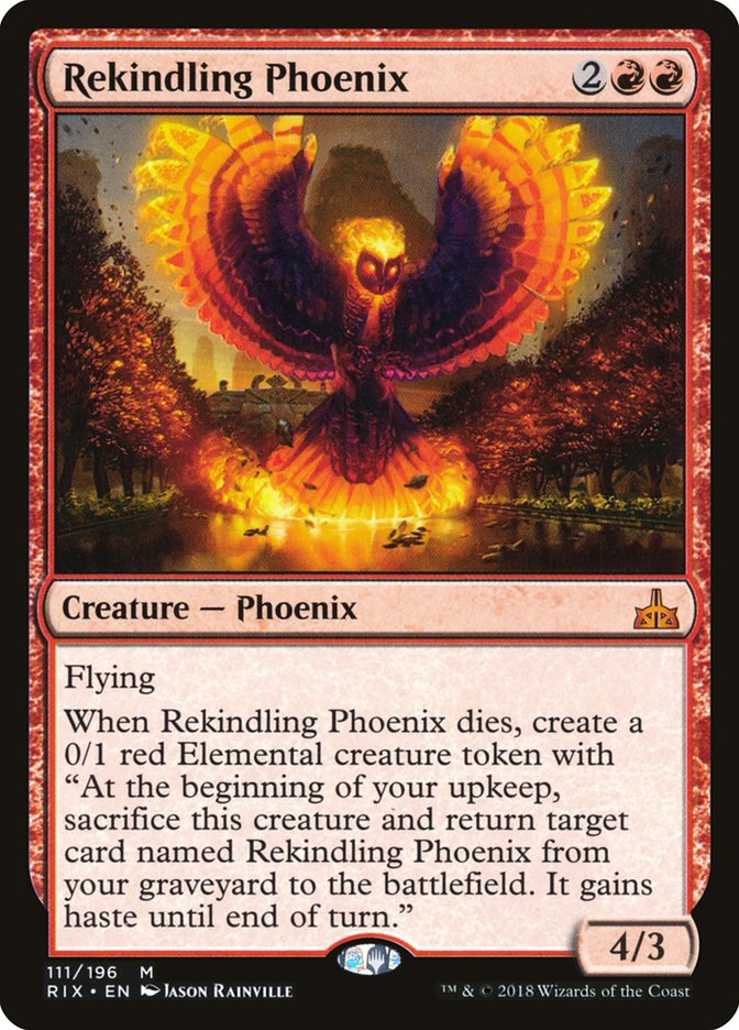 Rekindling Phoenix - Rivals of Ixalan (RIX)
