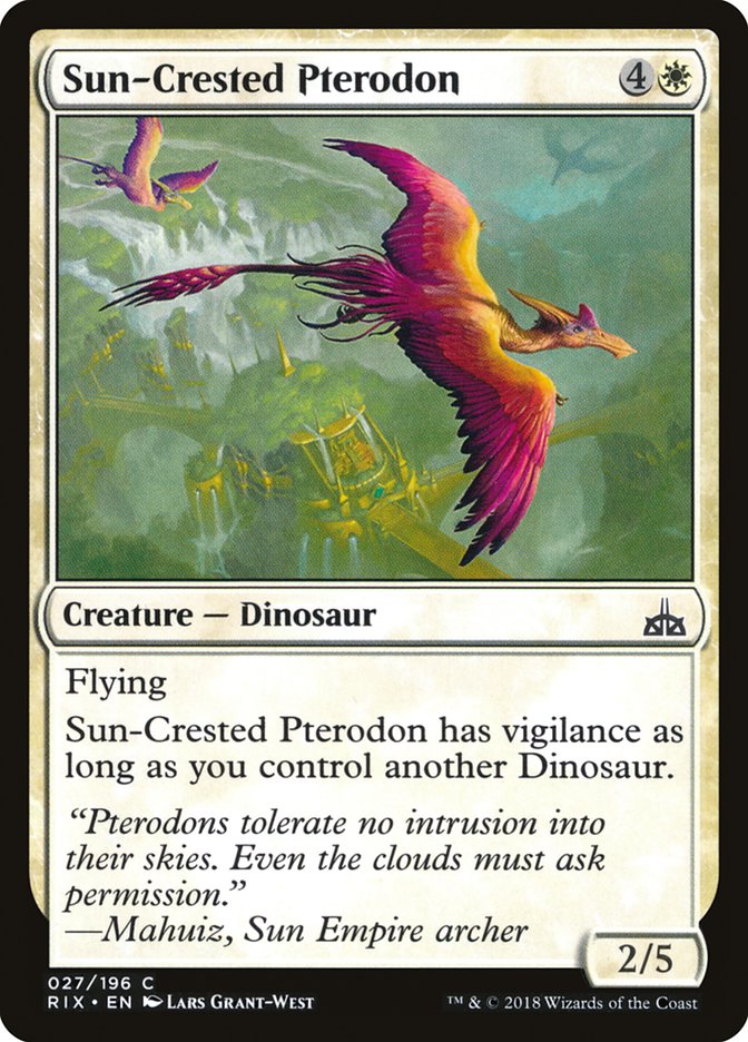 Pterodonte Crista-solar - Rivals of Ixalan