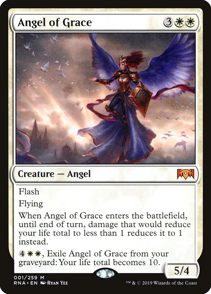 Angel of Grace - MTG Card versions