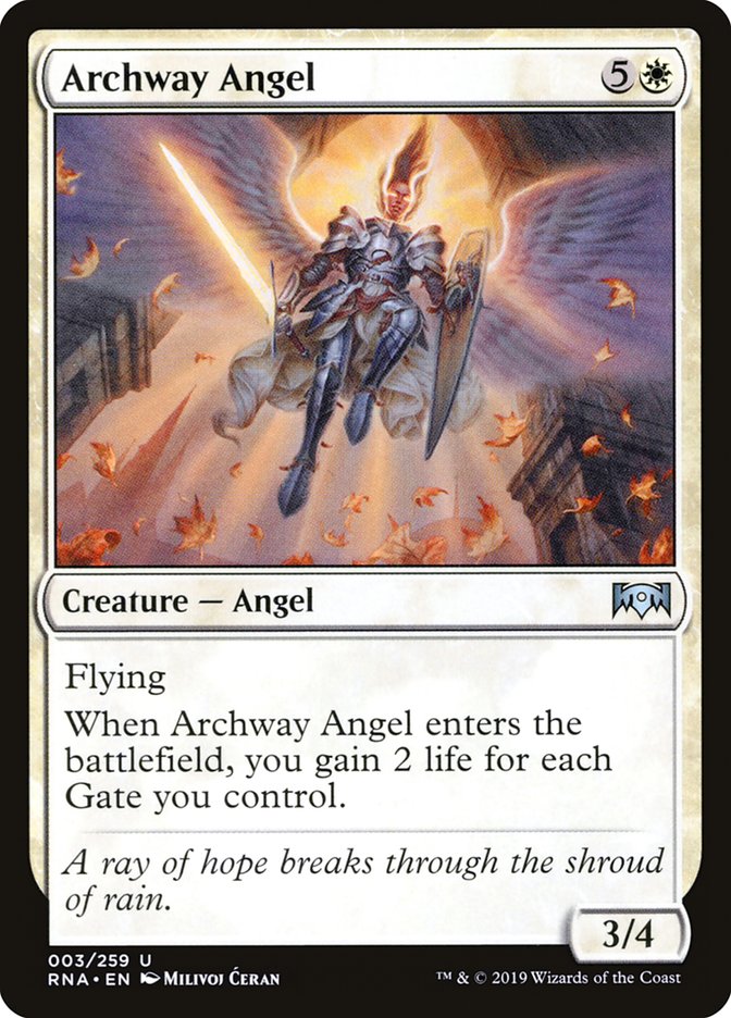 Archway Angel - MTG Card versions