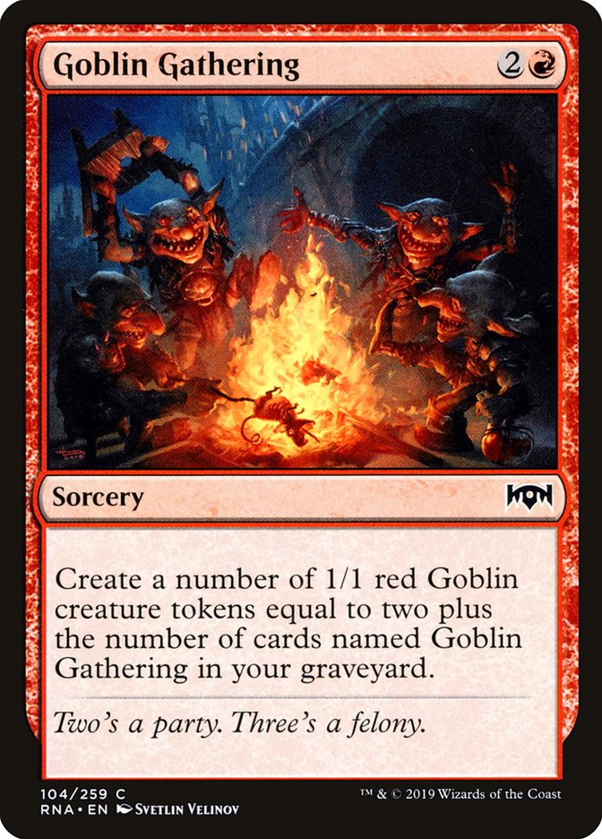 Goblin Gathering - Ravnica Allegiance (RNA)