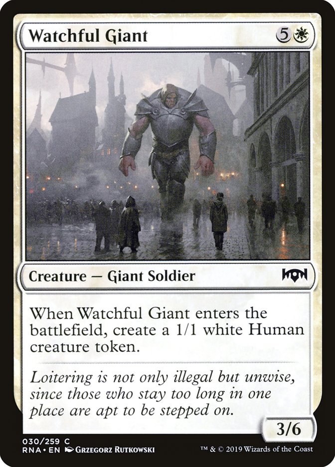 Watchful Giant - Ravnica Allegiance