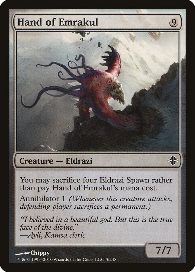 Mão de Emrakul - Rise of the Eldrazi