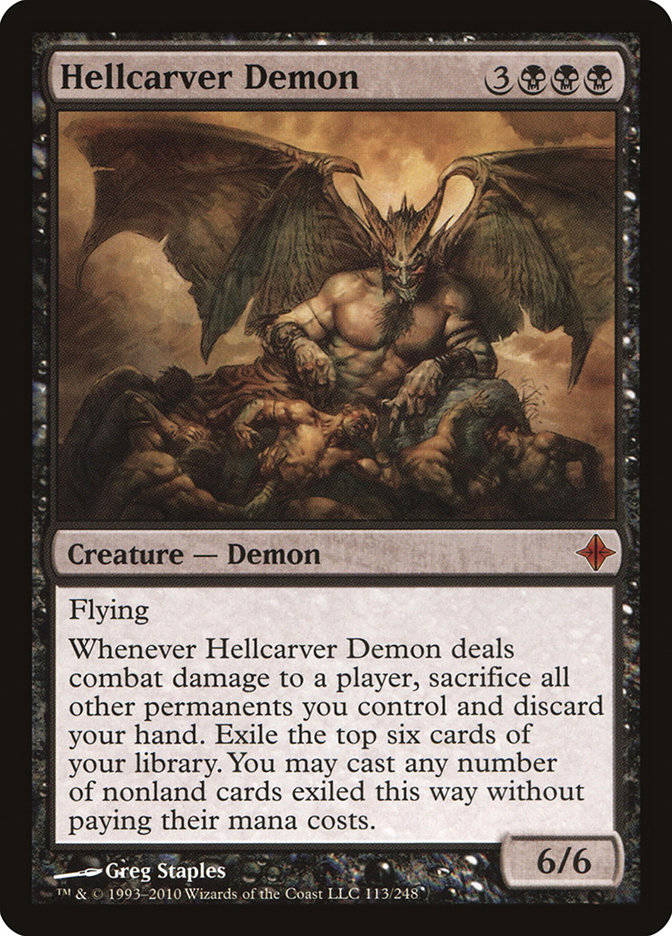 Demonio tallador infernal - Rise of the Eldrazi