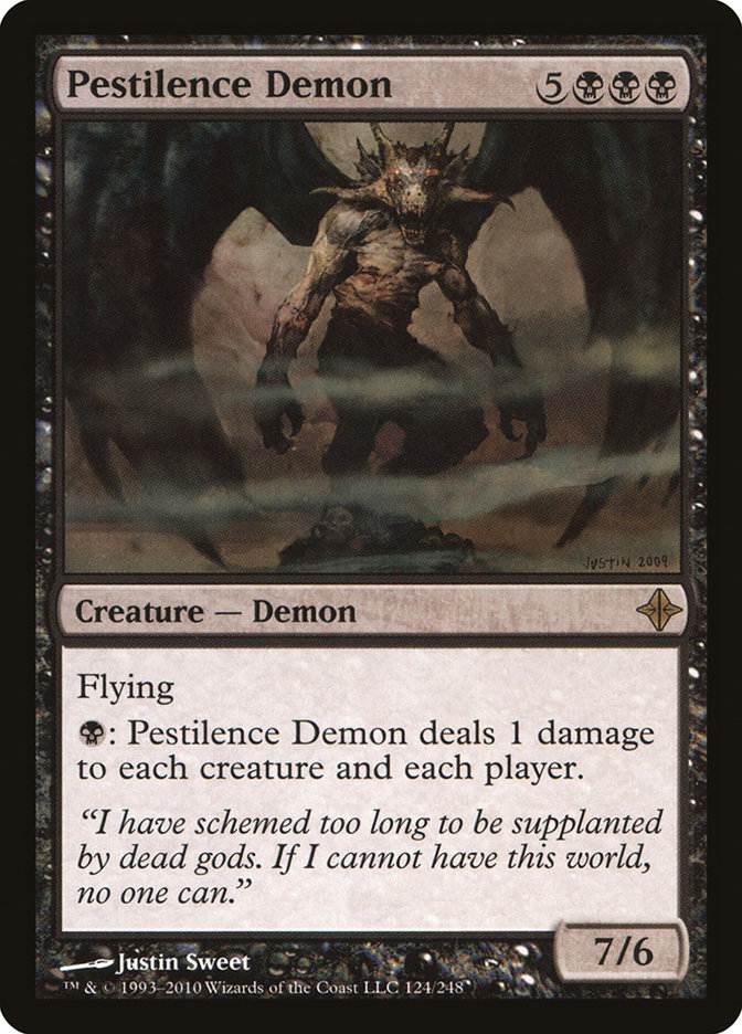 Pestilence Demon - Rise of the Eldrazi (ROE)