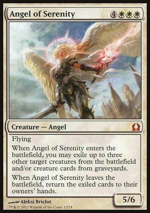 Angel of Serenity - MTG Card versions