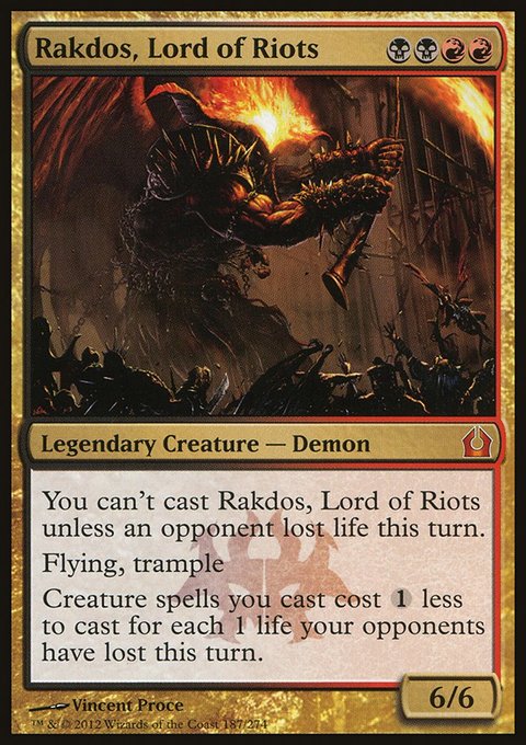 Rakdos, Lord of Riots - Return to Ravnica (RTR)