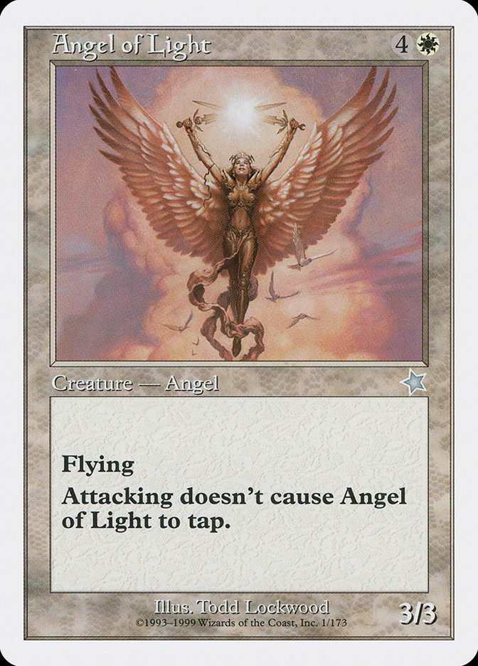 Angel of Light - MTG Card versions