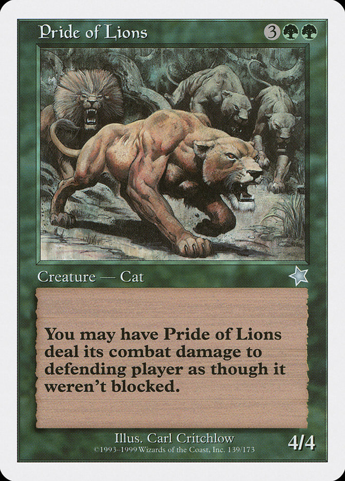 Pride of Lions - Starter 1999 (S99)