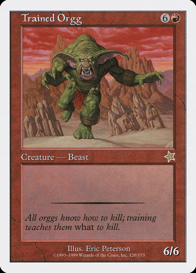 Trained Orgg - Starter 1999 (S99)