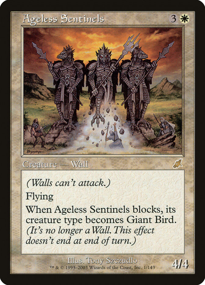 Ageless Sentinels - MTG Card versions