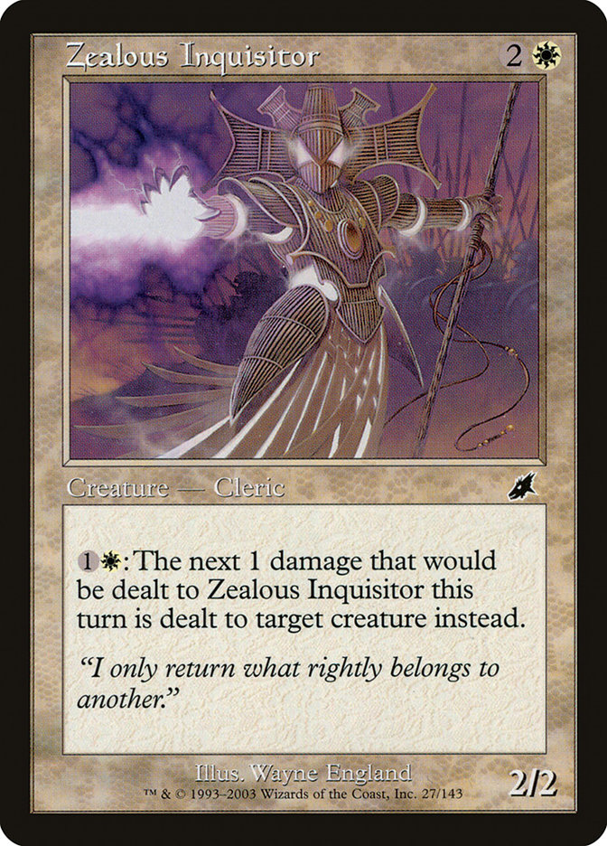 Zealous Inquisitor - Scourge (SCG)