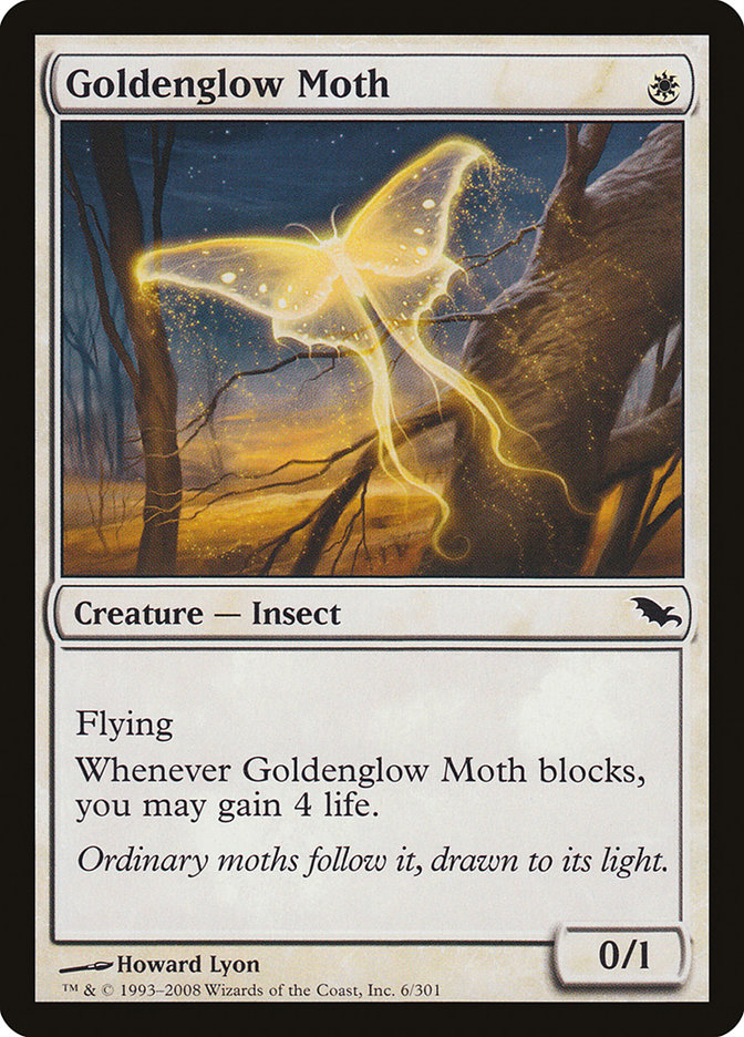 Goldenglow Moth - Shadowmoor (SHM)