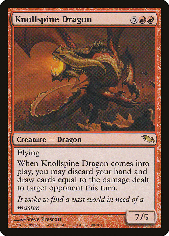 Knollspine Dragon - Shadowmoor (SHM)