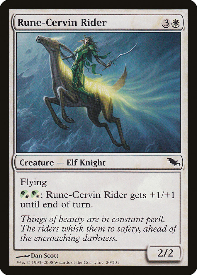 Rune-Cervin Rider - Shadowmoor
