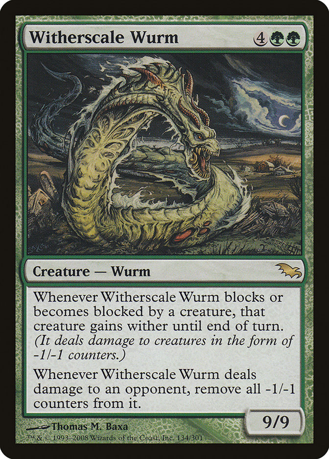 Witherscale Wurm - Shadowmoor