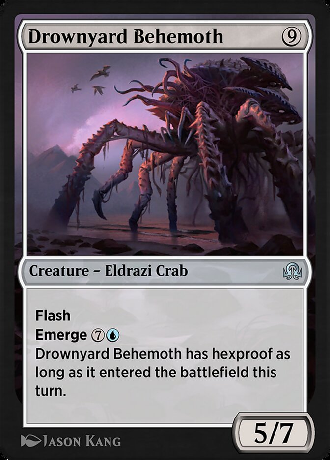 Drownyard Behemoth - MTG Card versions