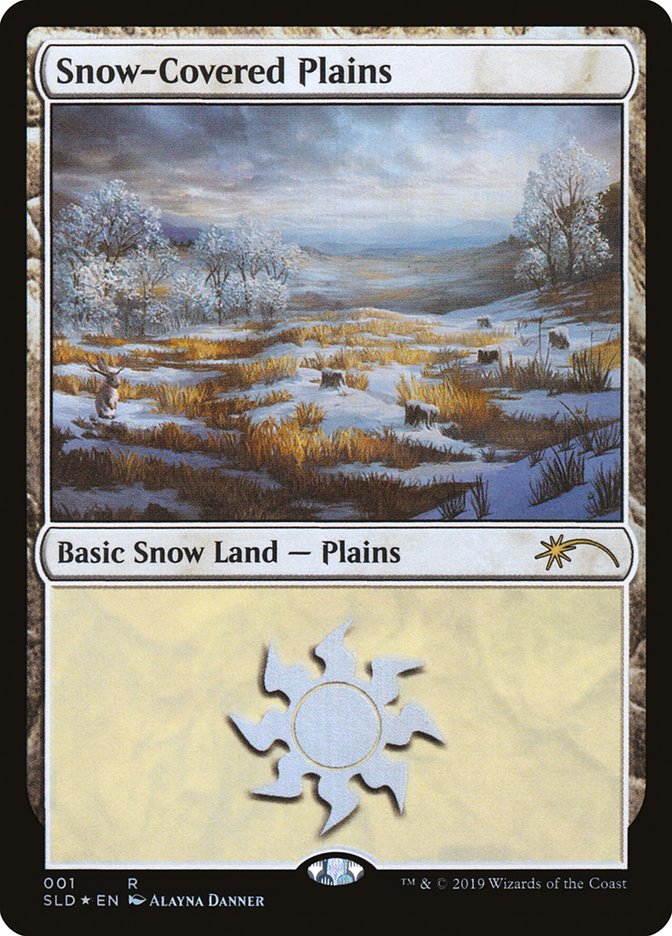 Snow-Covered Plains - MTG Card versions