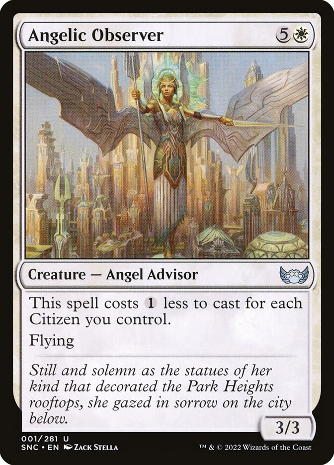 Angelic Observer - MTG Card versions