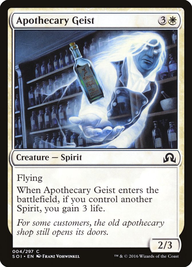 Apothecary Geist - MTG Card versions