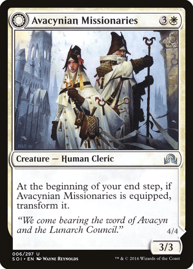 Avacynian Missionaries // Lunarch Inquisitors - Shadows over Innistrad