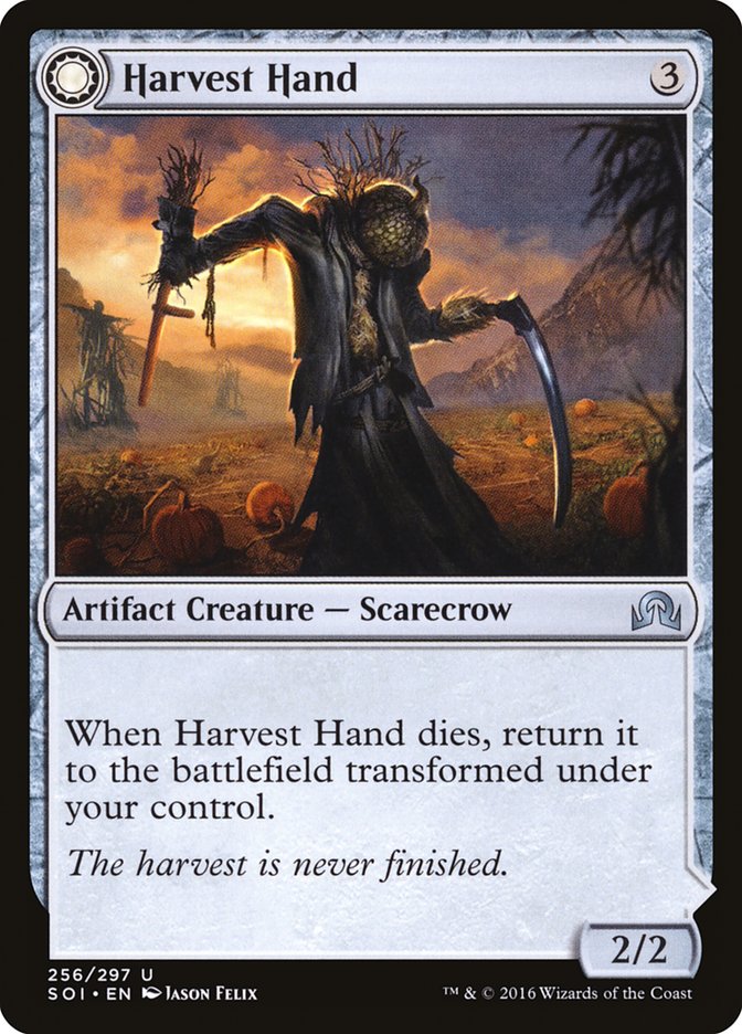 Harvest Hand // Scrounged Scythe - Shadows over Innistrad (SOI)