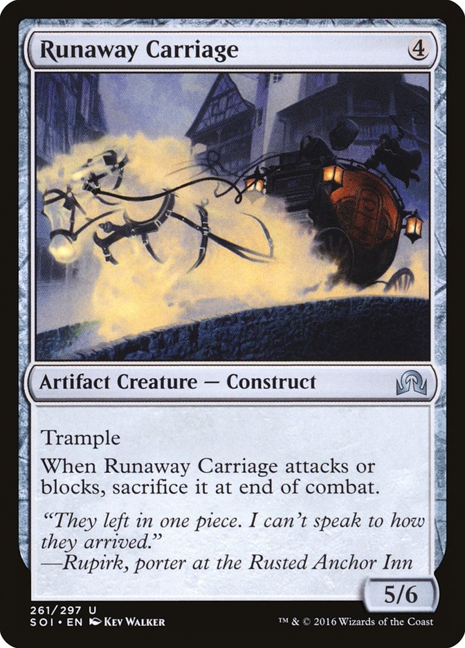 Runaway Carriage - Shadows over Innistrad