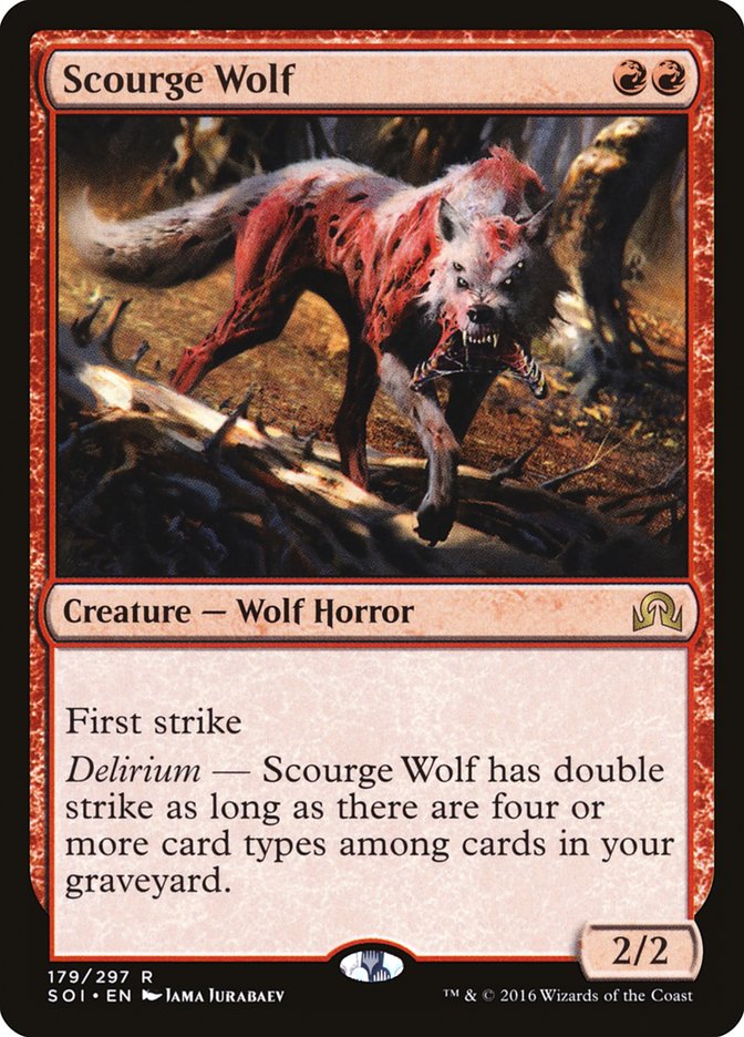 Scourge Wolf - Shadows over Innistrad (SOI)