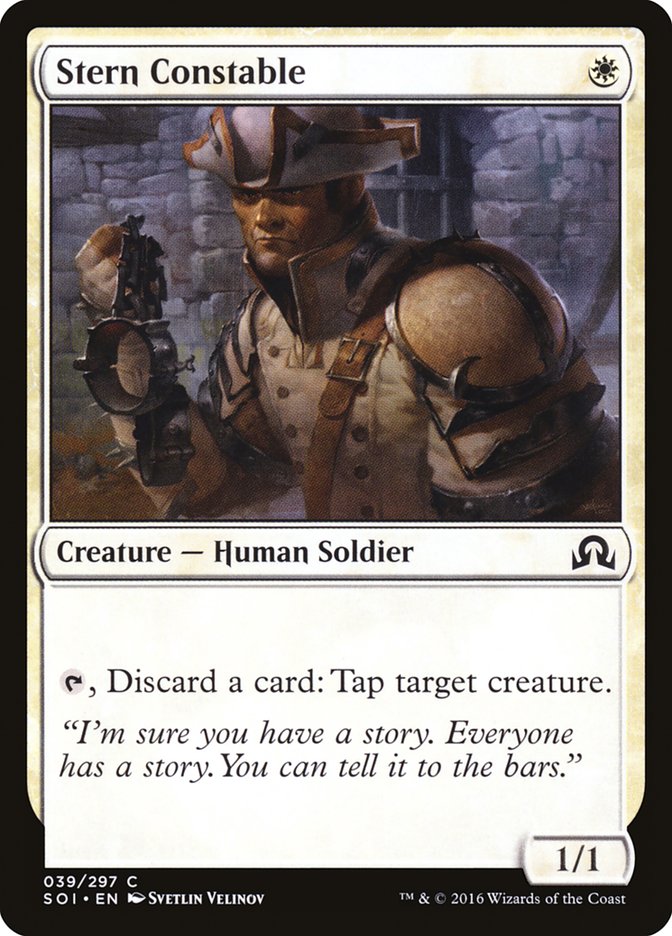 Gendarme inflexible - Shadows over Innistrad