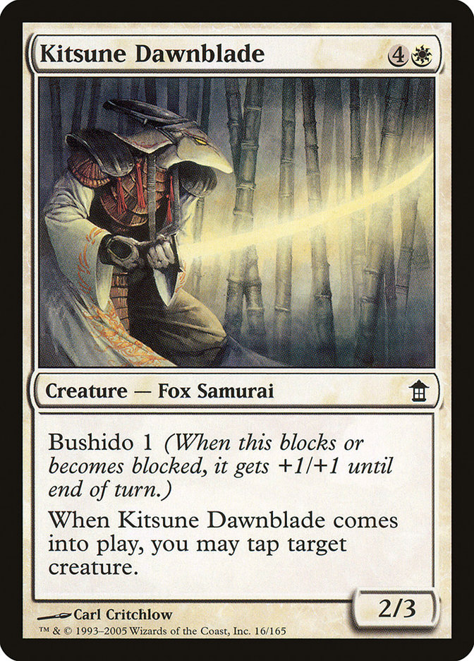 Kitsune Espada do Alvorecer - Saviors of Kamigawa