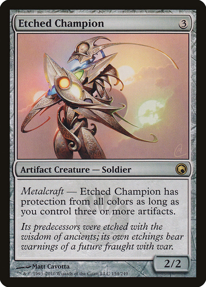 Etched Champion - Scars of Mirrodin (SOM)